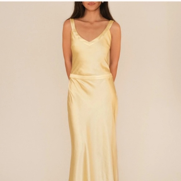 CryBaby Andie Dress in Butter Yellow Medium - Picture 1 of 3